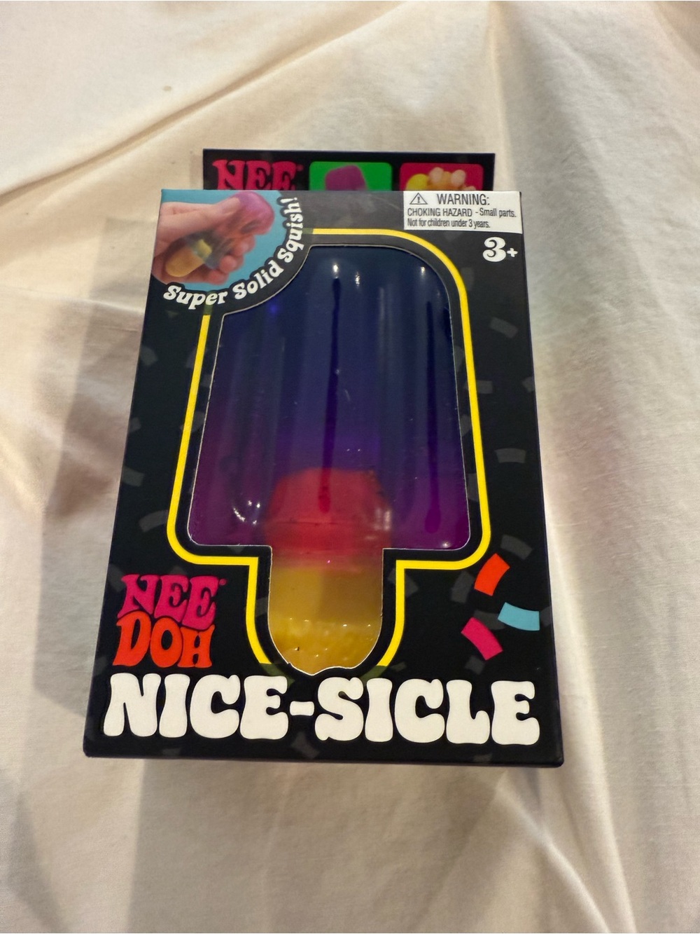 Nee Doh Nice-Sicle Super Solid Squish Toy - Multicolor Purple